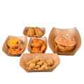 Eco-friendly disposable custom packaging box paper easy to go for salad chicken pizza snacks